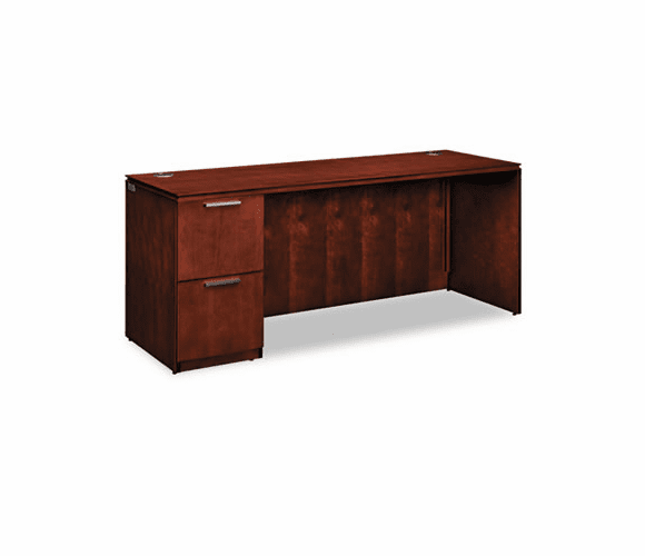 HONVW271LC1Z9JJ Arrive Single Pedestal Credenza, Left, 72w x 24d x 29-1/2h, Henna Cherry By HON COMPANY