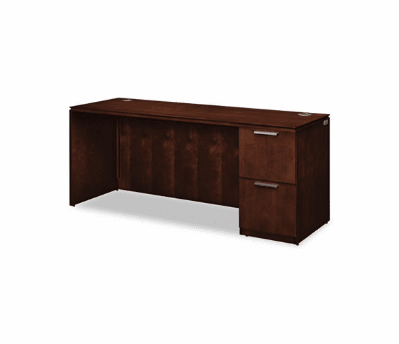 HONVW271RC1Z9FF Arrive Single Pedestal Credenza, Right, 72w x 24d x 29-1/2h, Shaker Cherry By HON COMPANY
