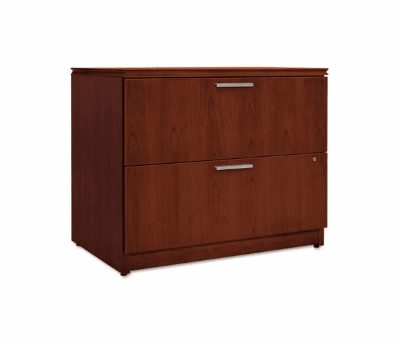 HONVW636XC1JJ Arrive Wood Veneer Two-Drawer Lateral File, 36w x 24d x 29-1/2h, Henna Cherry By HON COMPANY