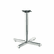 HONXSP26CHR Single Column Steel Base, 26w x 26d x 27-7/8h, Chrome By HON COMPANY