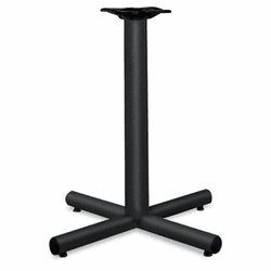 HONXSP26P Single Column Steel Base, 26w x 26d x 27-7/8h, Black By HON COMPANY