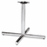 HONXSP36CHR Single Column Steel Base, 36w x 36d x 27-7/8h, Chrome By HON COMPANY