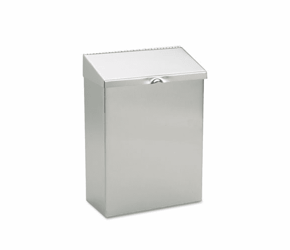 HOSND1E Wall Mount Convertible Sanitary Napkin Receptacle, 8 x 4 x 11, Stainless Steel By HOSPECO