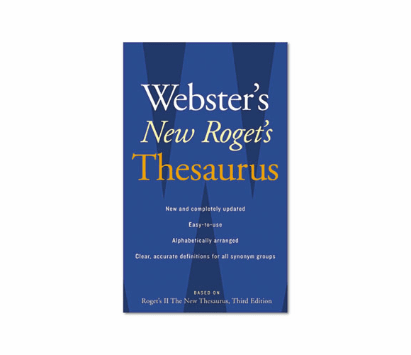 HOU1020958 Webster's New Roget's Thesaurus Office Edition, Paperback, 544 Pages By HOUGHTON MIFFLIN COMPANY
