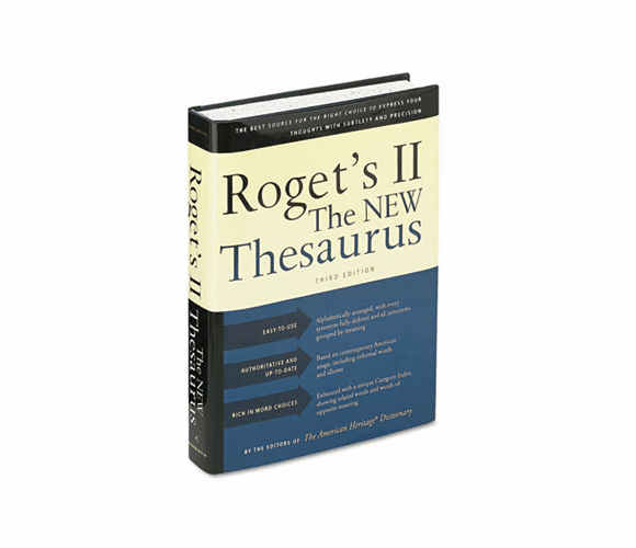 HOUH02033 Roget's II: The New Thesaurus, Hardcover, 1,216 Pages By HOUGHTON MIFFLIN COMPANY