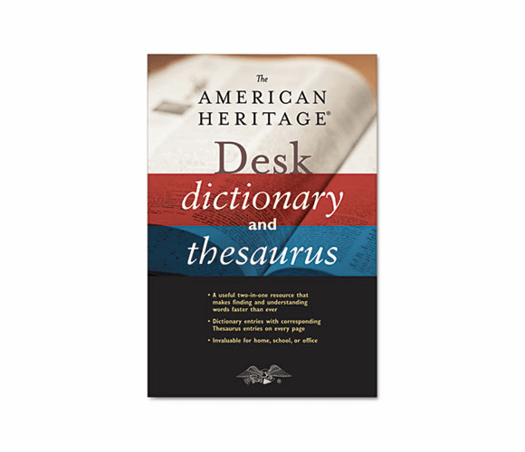 HOUH05800 American Heritage Desk Dictionary, Hardcover, 864 pages By HOUGHTON MIFFLIN COMPANY