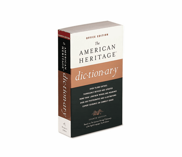 HOUH45071 American Heritage Office Edition Dictionary, Paperback, 960 Pages By HOUGHTON MIFFLIN COMPANY