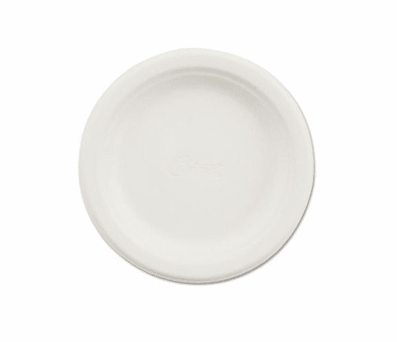 HTMVACATECT Paper Dinnerware, Plate, 6" Diameter, White, 1000/Carton By HUHTAMAKI