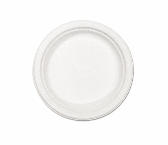 HTMVERDICTPK Classic Paper Plates, 8-3/4" Diameter, White, 125/Pack By HUHTAMAKI
