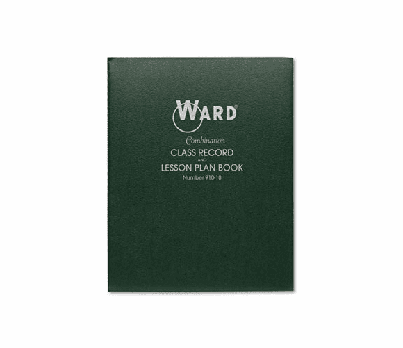 HUB91018 Combination Record & Plan Book, 9-10 Weeks, 8 Periods/Day, 11 x 8-1/2 By THE HUBBARD COMPANY