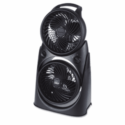 HWLHT9700 Twin Turbo, 2-in-1 Fan, High-Performance Fan, Black By HONEYWELL ENVIRONMENTAL