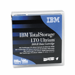 IBM08L9120 Ultrium LTO-1 Cartridge, 100GB, Black Case By IBM