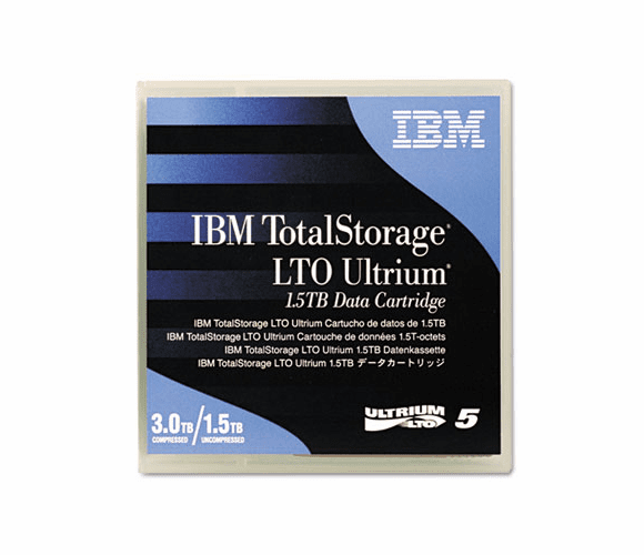 IBM46X1290 Ultrium LTO-5 Cartridge, 1.5TB, Burgundy Case By IBM