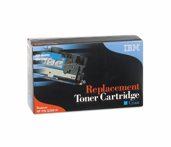 IBMTG95P6493 TG95P6493 Compatible Remanufactured Toner, 6000 Page-Yield, Cyan By IBM
