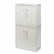 ICE20673 SnapEase Storage Cabinet, Resin, 36w x 16d x 70h, Platinum By ICEBERG ENTERPRISES