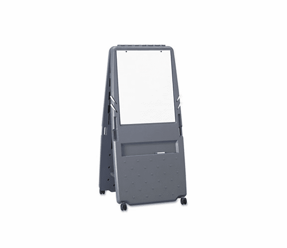ICE30237 Presentation Flipchart Easel w/Dry Erase Surface, Resin, 33wx28dx73h, Charcoal By ICEBERG ENTERPRISES