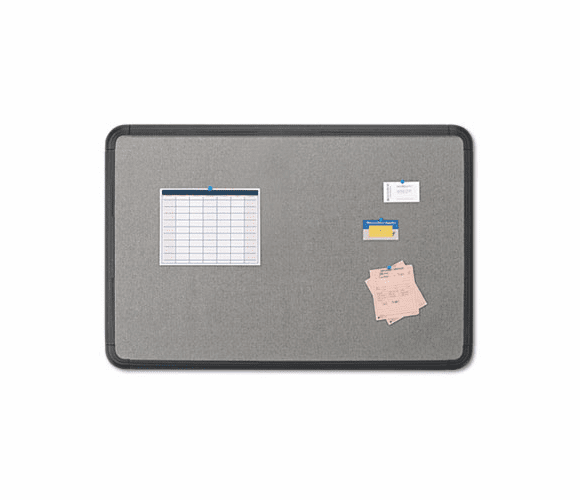 ICE35041 Ingenuity Fabric Board, Resin Frame, 48 x 36, Black By ICEBERG ENTERPRISES