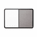 ICE36061 Ingenuity Combo Dry Erase/Fabric Board, Resin Frame, 66 x 42, Black Frame By ICEBERG ENTERPRISES