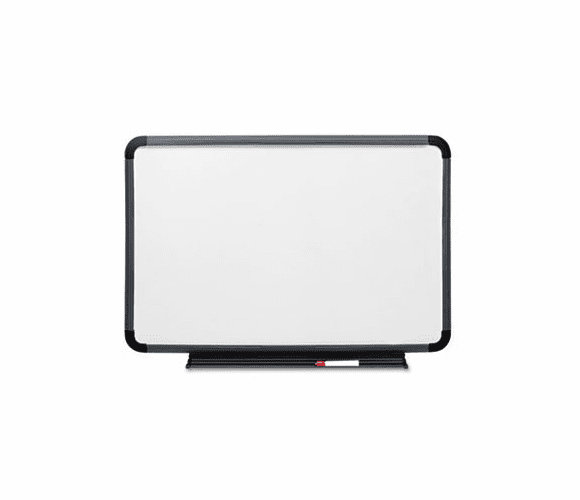 ICE37039 Ingenuity Dry Erase Board, Resin Frame with Tray, 36 x 24, Charcoal By ICEBERG ENTERPRISES
