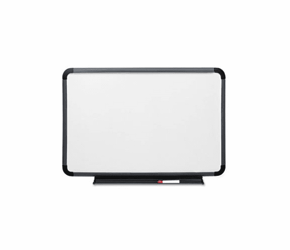 ICE37049 Ingenuity Dry Erase Board, Resin Frame with Tray, 48 x 36, Charcoal By ICEBERG ENTERPRISES