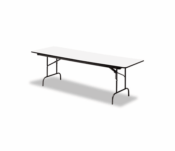 ICE55217 Premium Wood Laminate Folding Table, Rectangular, 60w x 30d x 29h, Gray By ICEBERG ENTERPRISES