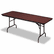 ICE55224 Premium Wood Laminate Folding Table, Rectangular, 72w x 30d x 29h, Mahogany By ICEBERG ENTERPRISES