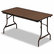 ICE55314 Economy Wood Laminate Folding Table, Rectangular, 60w x 30d, Walnut By ICEBERG ENTERPRISES