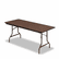 ICE55324 Economy Wood Laminate Folding Table, Rectangular, 72w x 30d, Walnut By ICEBERG ENTERPRISES