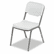ICE64013 Rough N Ready Original Stack Chair, Resin, Platinum, 4/Carton By ICEBERG ENTERPRISES