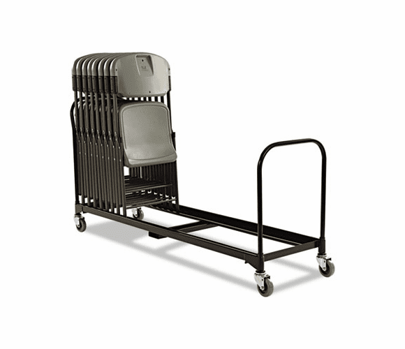 ICE64046 6' Folding Chair Cart, 25-Chair Capacity, Black By ICEBERG ENTERPRISES