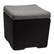 ICE64531 Otto File Ottoman, 18w x 18d x 17-1/4h, Charcoal/Black By ICEBERG ENTERPRISES