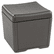 ICE64537 Otto File Ottoman, 18w x 18d x 17-1/4h, Charcoal/Charcoal By ICEBERG ENTERPRISES