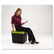 ICE64538 Otto File Ottoman, 18w x 18d x 17-1/4h, Green/Black By ICEBERG ENTERPRISES