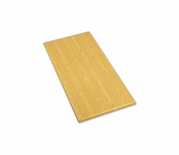 ICE65029 Officeworks Rectangular Table Top, 60w x 30d, Light Oak By ICEBERG ENTERPRISES
