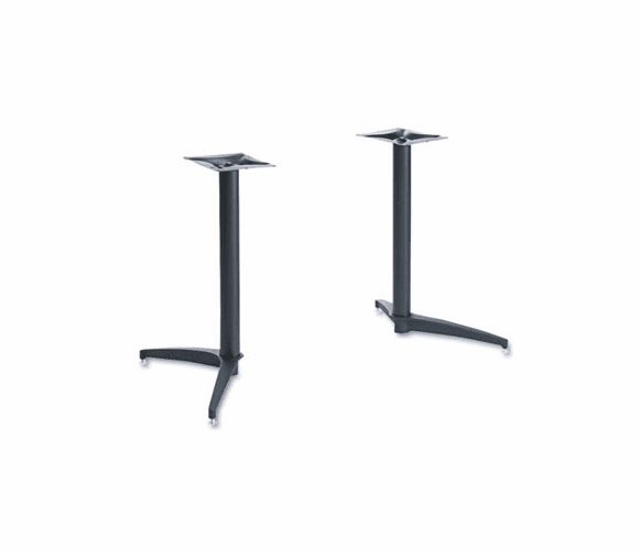 ICE65040 OfficeWorks Rectangular Table Base, 26w x 29h, Black By ICEBERG ENTERPRISES