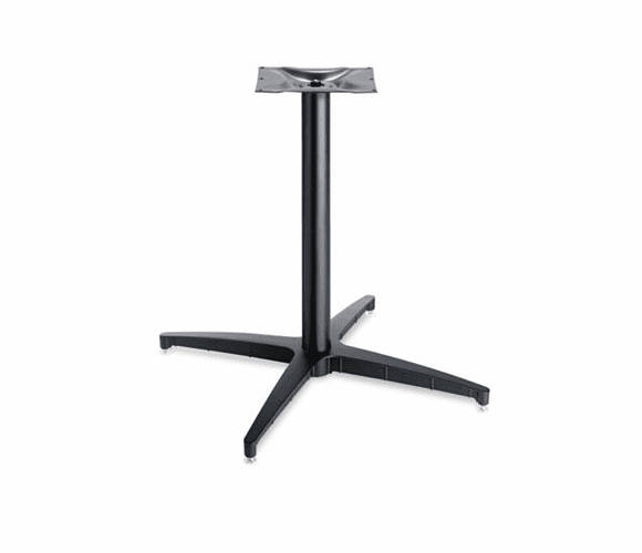 ICE65045 OfficeWorks Round Table Base, 31w x 28h, Black By ICEBERG ENTERPRISES