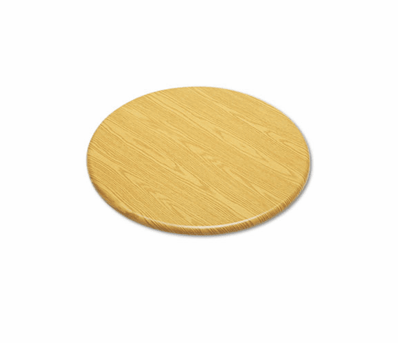 ICE65049 Officeworks Round Table Top, 36" Diameter, Light Oak By ICEBERG ENTERPRISES