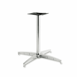 ICE65145 OfficeWorks Round Table Base, 31w x 28h, Chrome Finish By ICEBERG ENTERPRISES