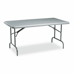 ICE65217 IndestrucTable TOO 1200 Series Resin Folding Table, 60w x 30d x 29h, Charcoal By ICEBERG ENTERPRISES