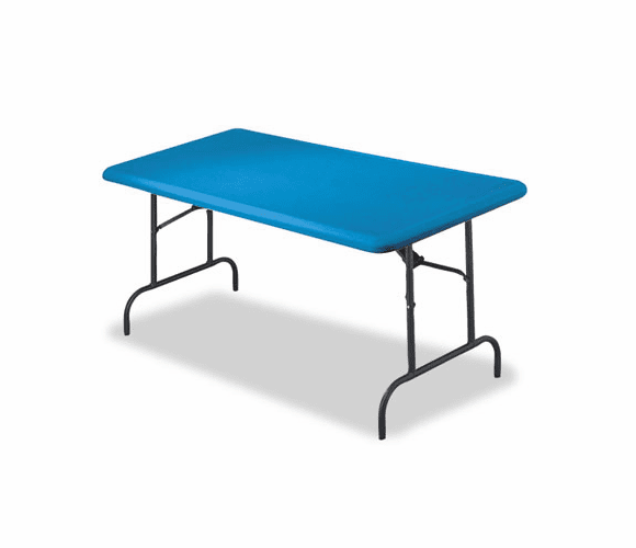ICE65226 Indestruc-Tables Too 1200 Series Rectangular Table, 72w x 30d x 29h, Blue By ICEBERG ENTERPRISES