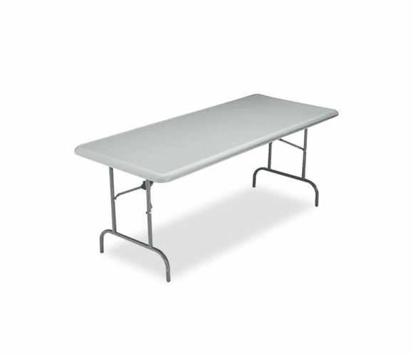 ICE65227 IndestrucTable TOO 1200 Series Resin Folding Table, 72w x 30d x 29h, Charcoal By ICEBERG ENTERPRISES