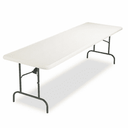 ICE65233 IndestrucTable TOO 1200 Series Resin Folding Table, 96w x 30d x 29h, Platinum By ICEBERG ENTERPRISES