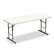 ICE65623 IndestrucTable TOO Adj Hgt Resin Folding Table, 72w x 30d x 25-35h, Platinum By ICEBERG ENTERPRISES