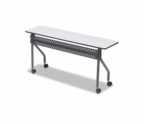 ICE68057 OfficeWorks Mobile Training Table, 60w x 18d x 29h, Gray By ICEBERG ENTERPRISES