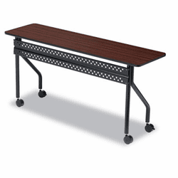 ICE68058 OfficeWorks Mobile Training Table, 60w x 18d x 29h, Mahogany By ICEBERG ENTERPRISES