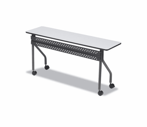 ICE68067 OfficeWorks Mobile Training Table, Rectangular, 72w x 18d x 29h, Gray By ICEBERG ENTERPRISES