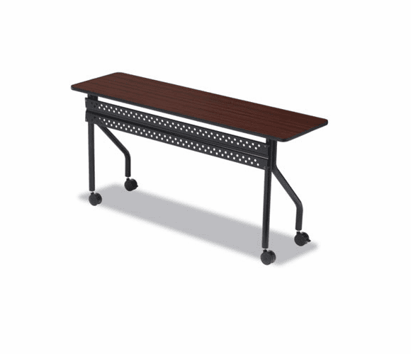 ICE68068 OfficeWorks Mobile Training Table, Rectangular, 72w x 18d x 29h, Mahogany By ICEBERG ENTERPRISES