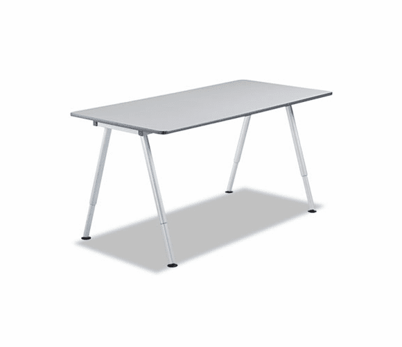 ICE68217 OfficeWorks Teaming Table Top, 60w x 30d, Gray By ICEBERG ENTERPRISES