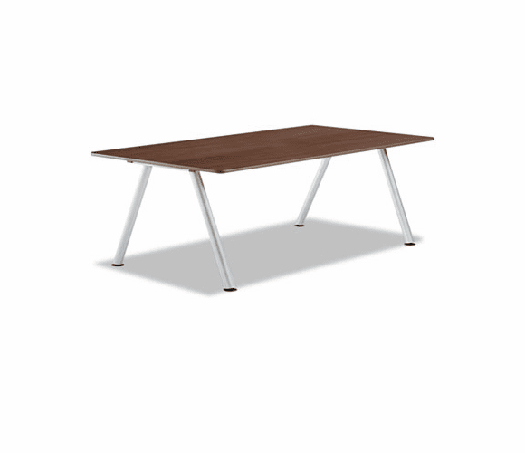 ICE68224 OfficeWorks Teaming Table Top, 72w x 36d, Walnut By ICEBERG ENTERPRISES