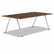 ICE68224 OfficeWorks Teaming Table Top, 72w x 36d, Walnut By ICEBERG ENTERPRISES